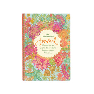Intrinsic Garden Lover's Gardening Blank A5 Journal - Designed in Australia with inspirational quote by Adele Basheer 
