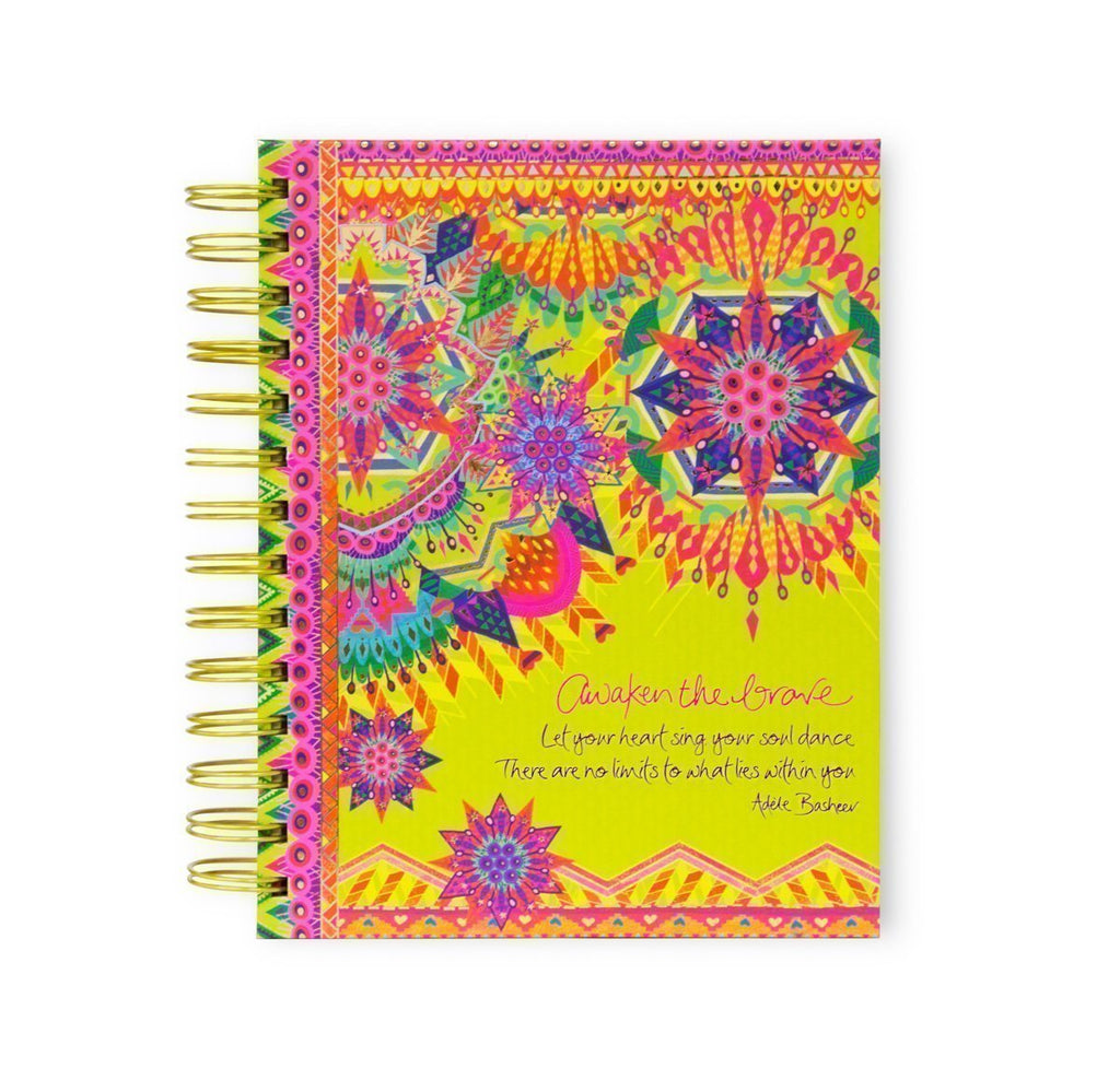 Intrinsic-Kaleidoscope Tribe Spiral Notebook