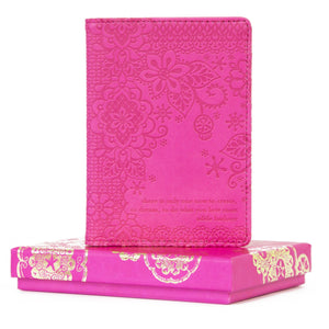 Intrinsic-Miami Pink Passport Wallet