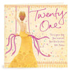 Intrinsic-Twenty One Birthday Greeting Card